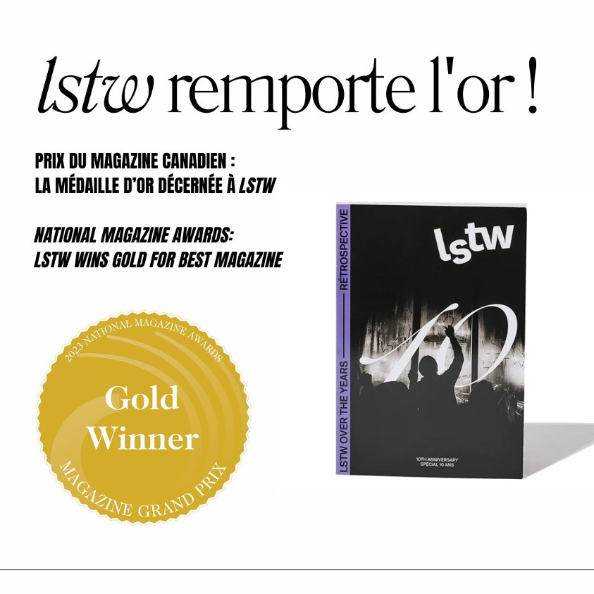 lstw wins gold at the National Magazine Awards 2023!