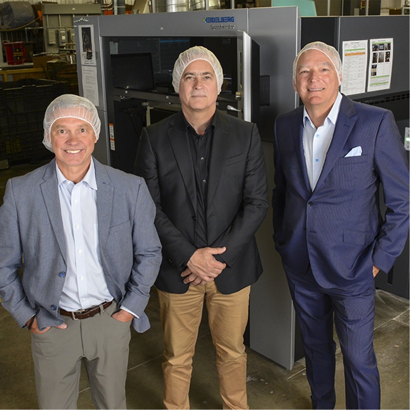 L’Empreinte acquiert une nouvelle presse chez Heidelberg pour produire des emballages toujours plus impactants!